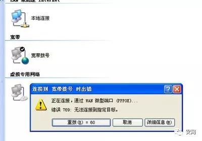 下篇丨手把手教你认识安网路由ADSL拨号上网错误代码！